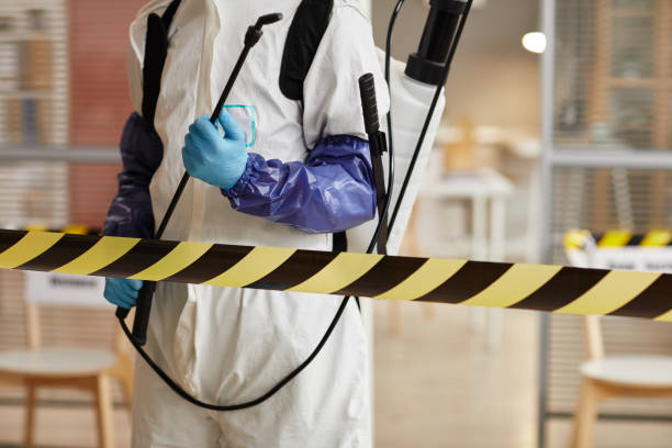 Professional Crime Scene Cleanup technician working in Highlands, TX